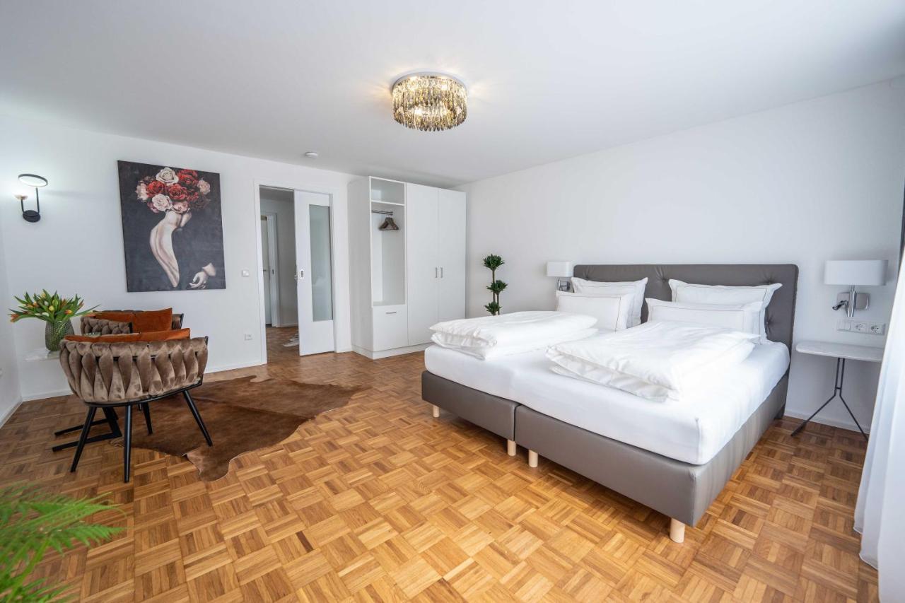 City Wohnung Fn L 5 Klimatisiert Mit Balkon Und Kueche 腓特烈港 外观 照片