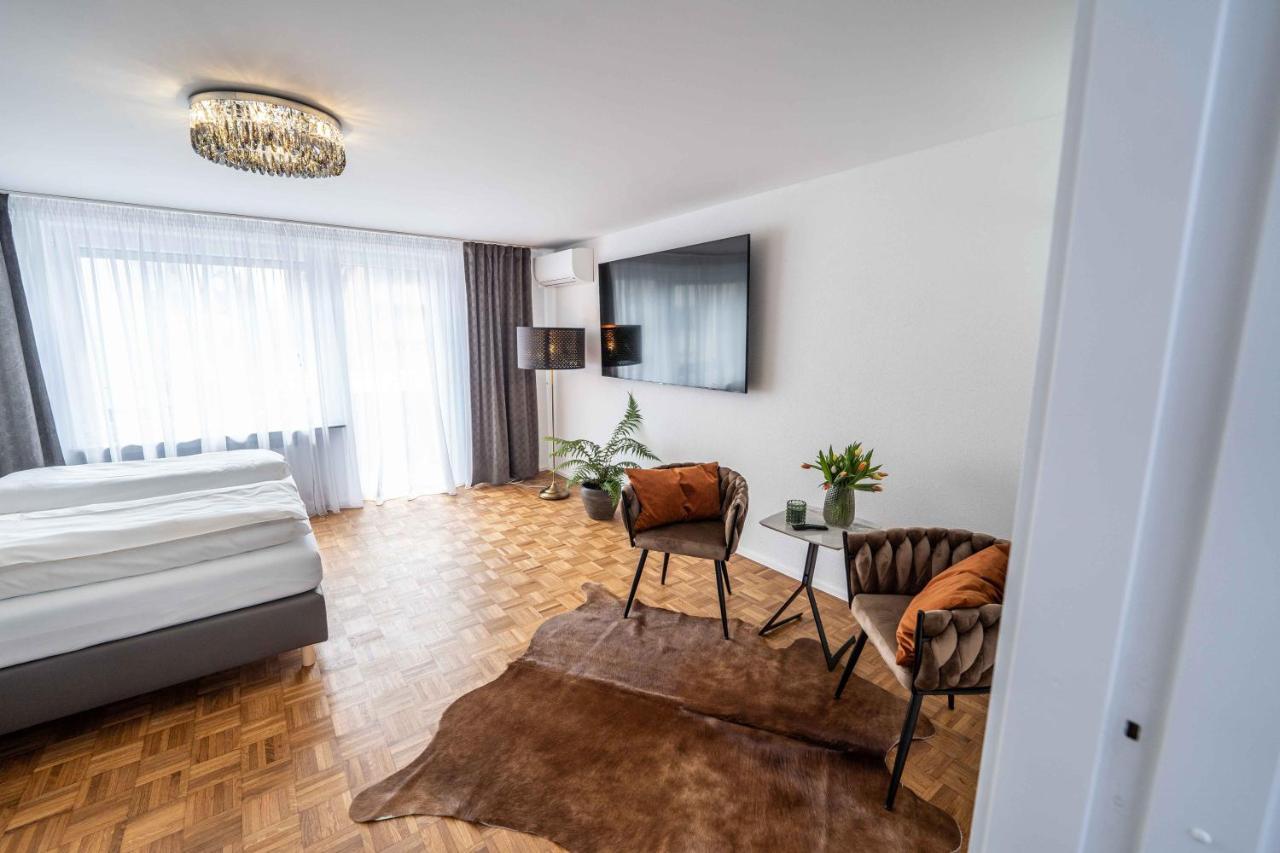 City Wohnung Fn L 5 Klimatisiert Mit Balkon Und Kueche 腓特烈港 外观 照片